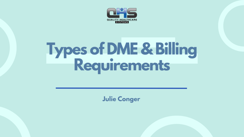 types of DME