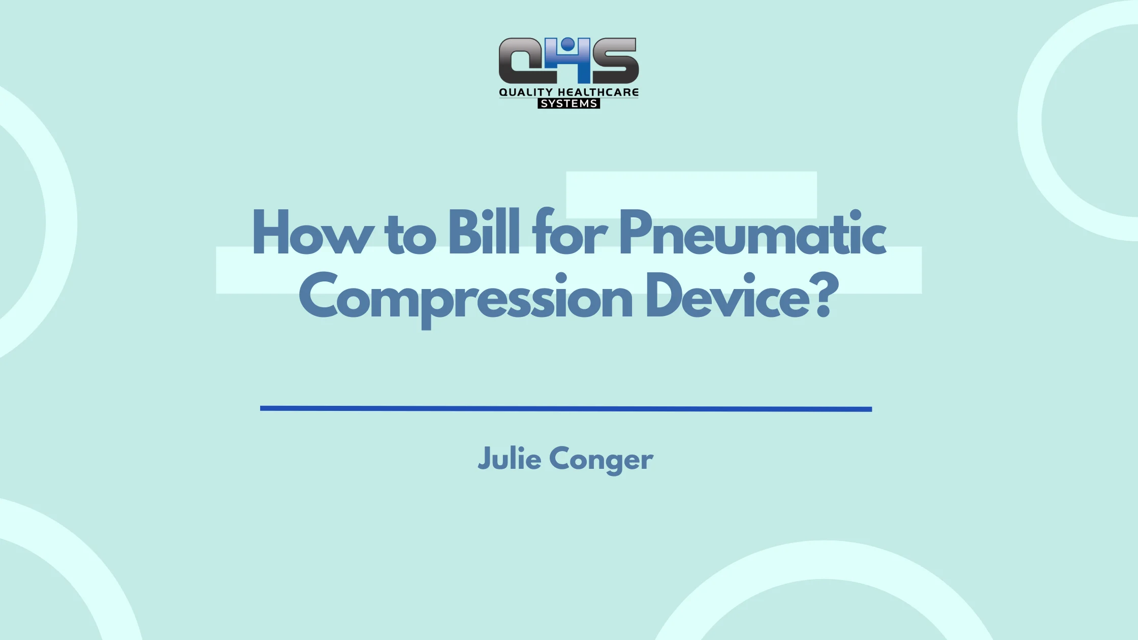 How to Bill for Pneumatic Compression Device