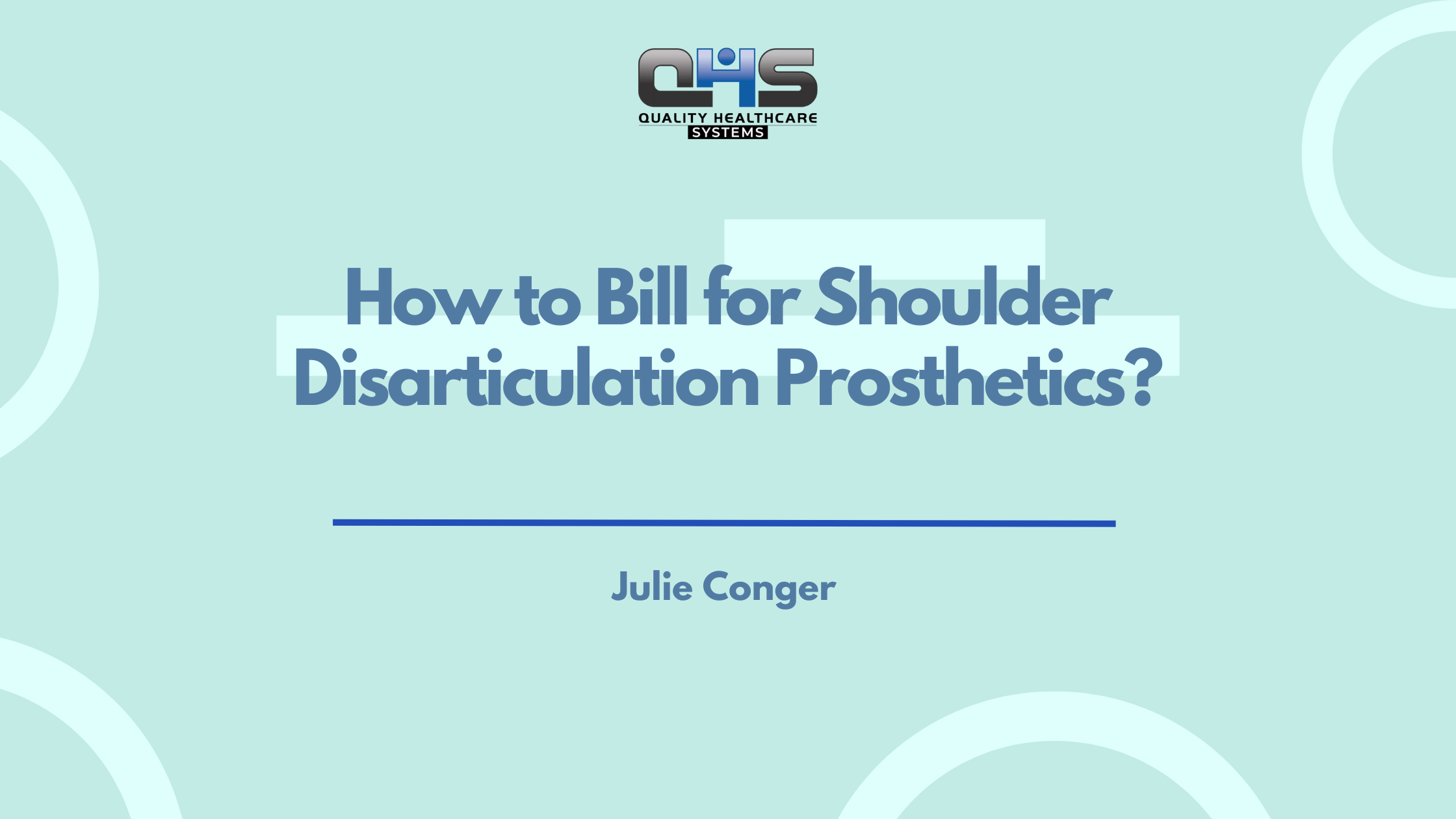 How to Bill for Shoulder Disarticulation Prosthetics