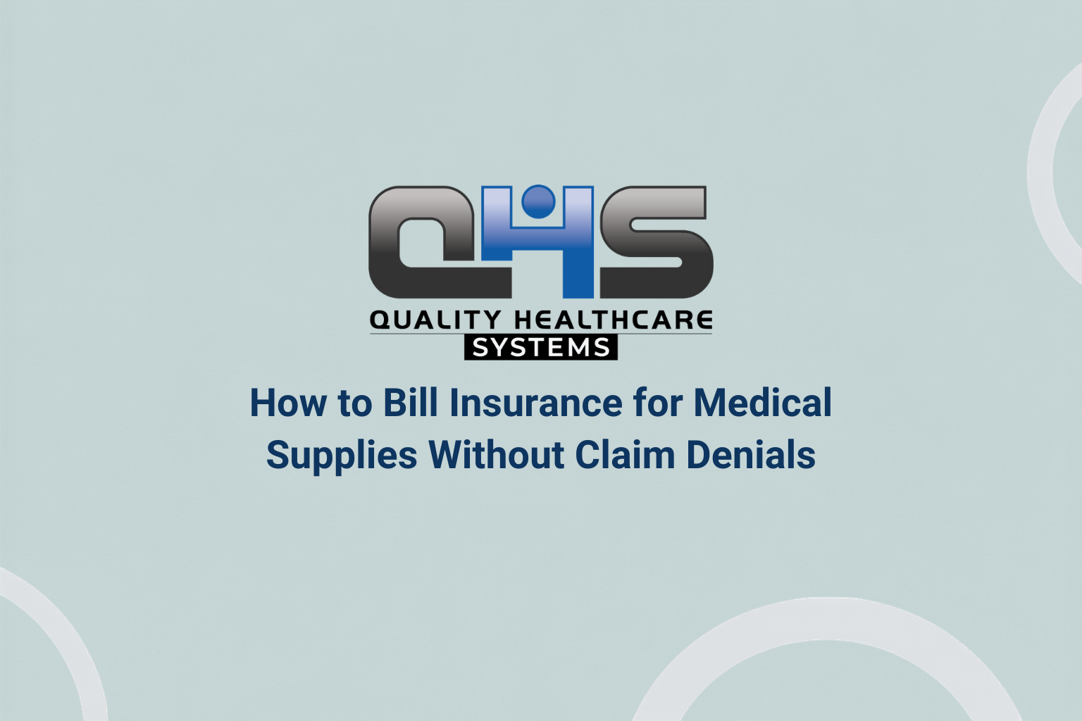 How to Bill Insurance for Medical Supplies Without Claim Denials